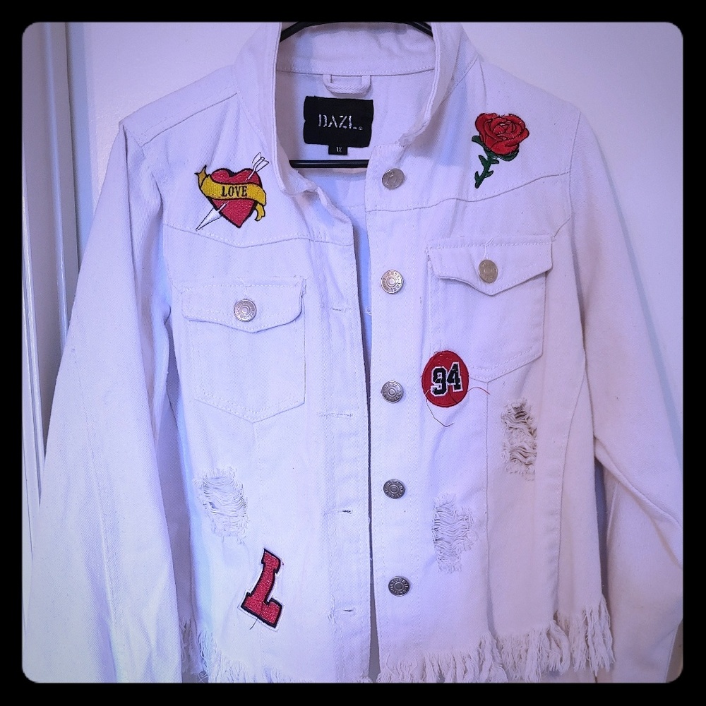 Denim white Jacket